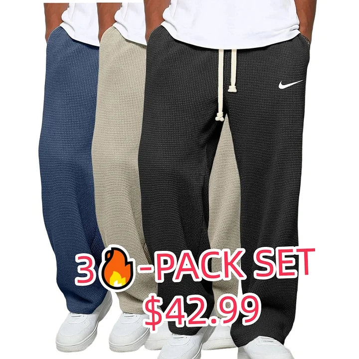 🎁Men's Spring And Autumn Casual Sports Textured Trousers