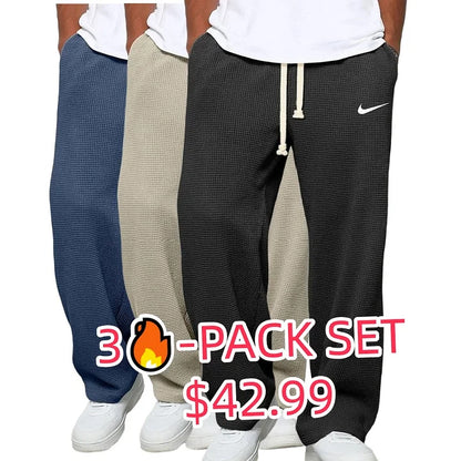 🎁Men's Spring And Autumn Casual Sports Textured Trousers