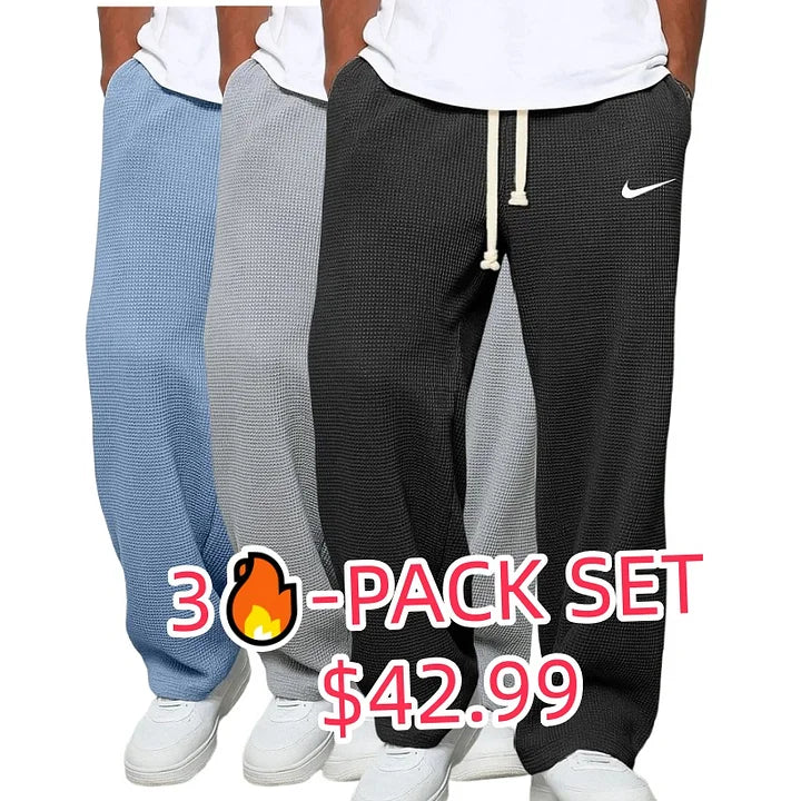 🎁Men's Spring And Autumn Casual Sports Textured Trousers
