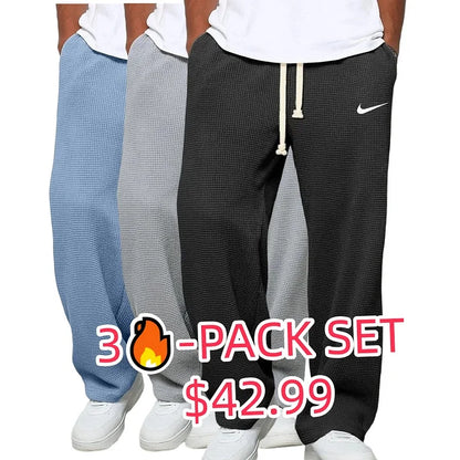 🎁Men's Spring And Autumn Casual Sports Textured Trousers