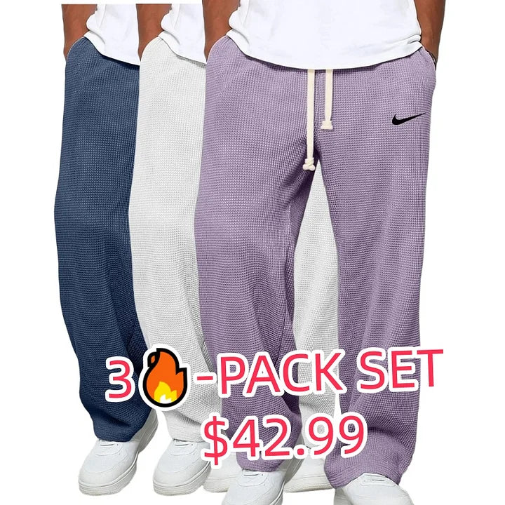 🎁Men's Spring And Autumn Casual Sports Textured Trousers