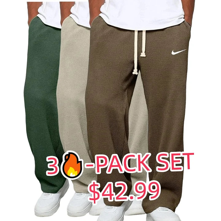 🎁Men's Spring And Autumn Casual Sports Textured Trousers