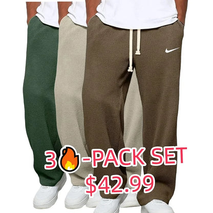 🎁Men's Spring And Autumn Casual Sports Textured Trousers