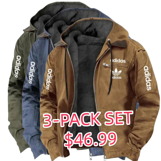 Autumn Sale! Men's Fleece Hooded Jacket 2025
