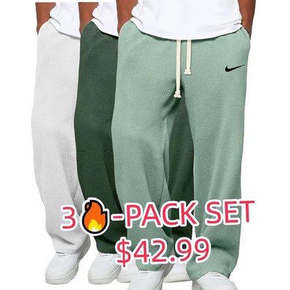 🎁Men's Spring And Autumn Casual Sports Textured Trousers