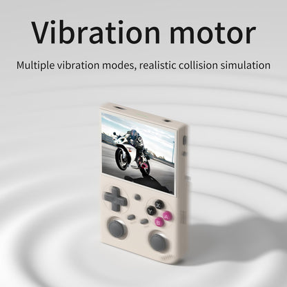 G350 Retro Handheld Game Console , G350 Retro Gaming Console 3.5'' IPS Screen Linux System Built-in 64G TF Card 20+Emulators Pre-Installed 4371 Games Retro Game Console with 3200mAh Battery Black
