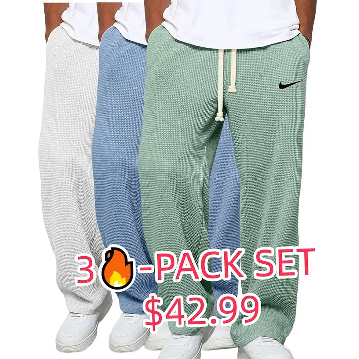 🎁Men's Spring And Autumn Casual Sports Textured Trousers