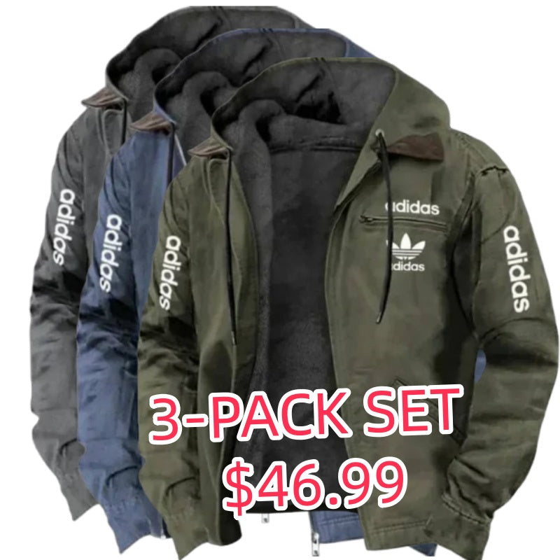 Autumn Sale! Men's Fleece Hooded Jacket 2025