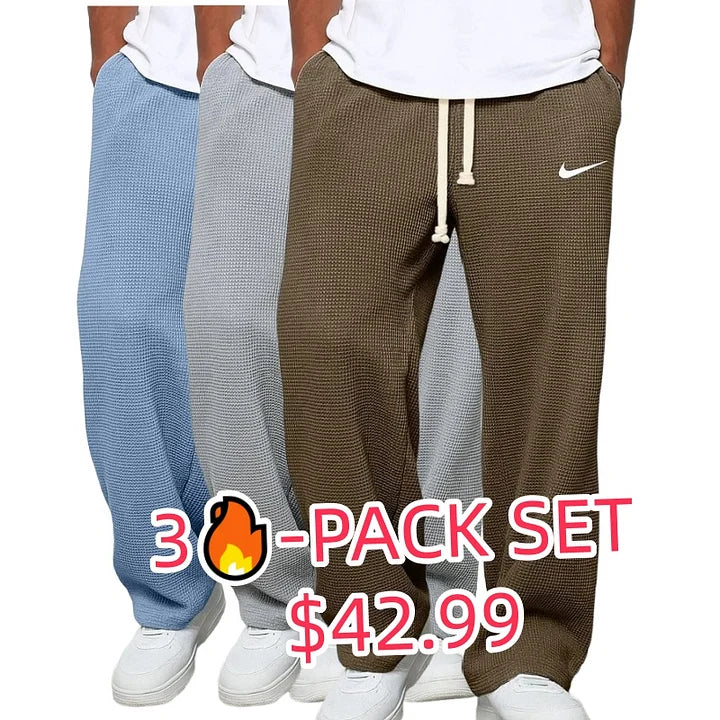 🎁Men's Spring And Autumn Casual Sports Textured Trousers