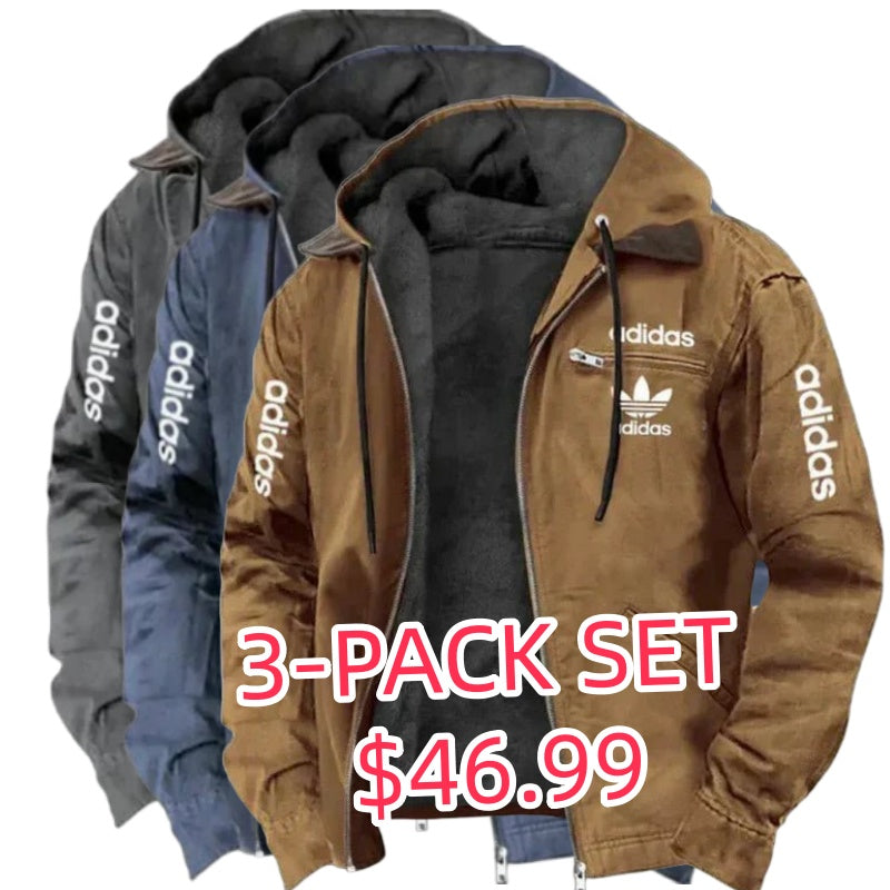 Autumn Sale! Men's Fleece Hooded Jacket 2025